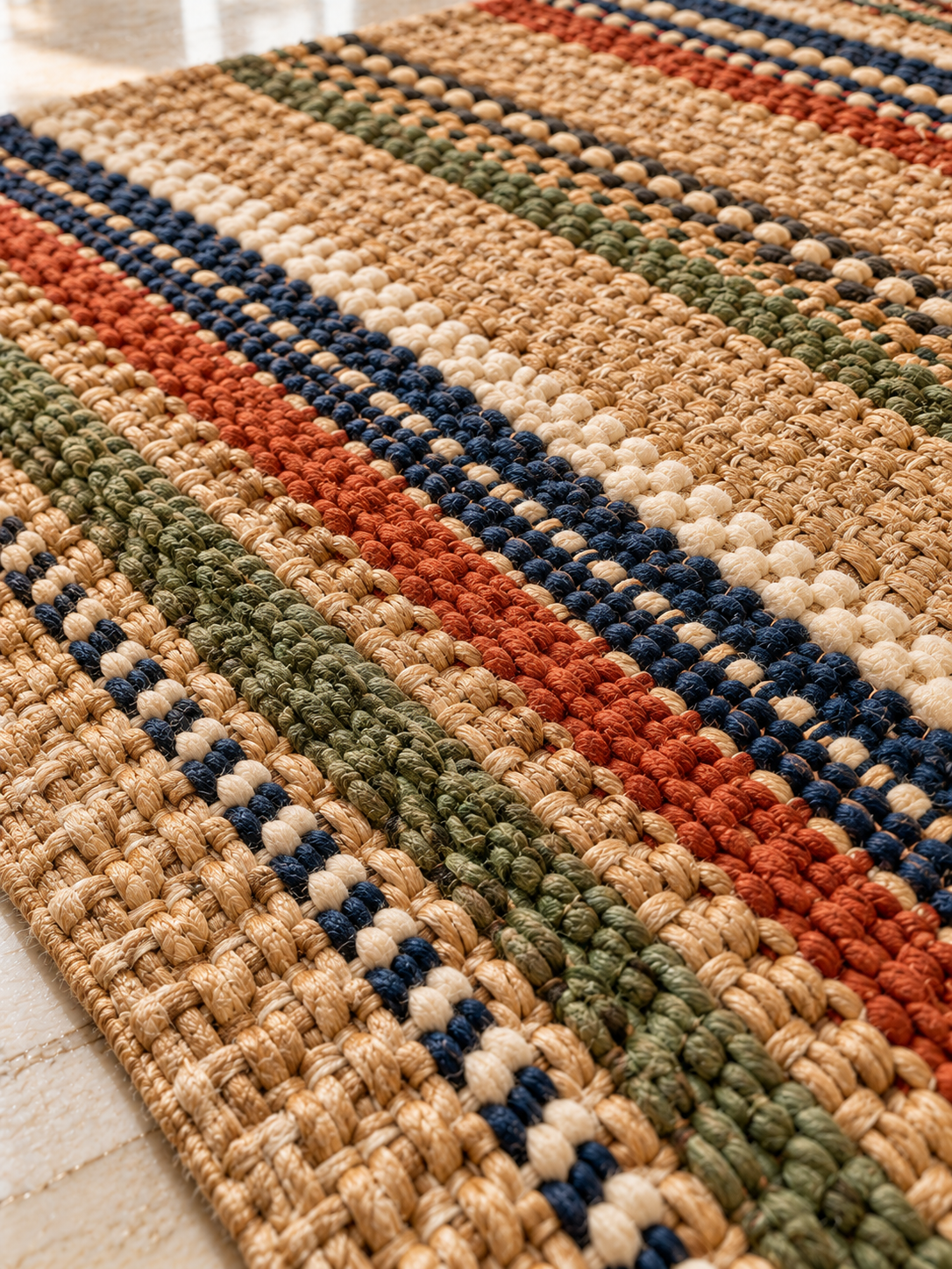 Safa collection: Close-up of natural jute fiber