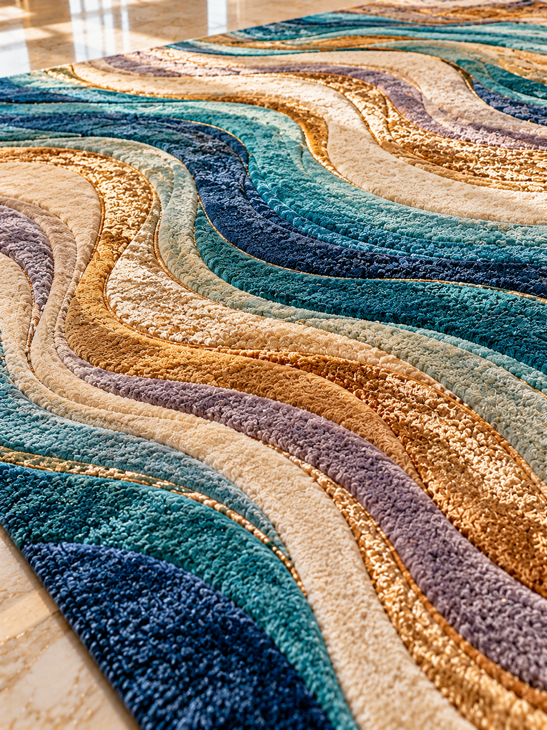 Sarab collection: Contemporary hand-tufted abstract rug